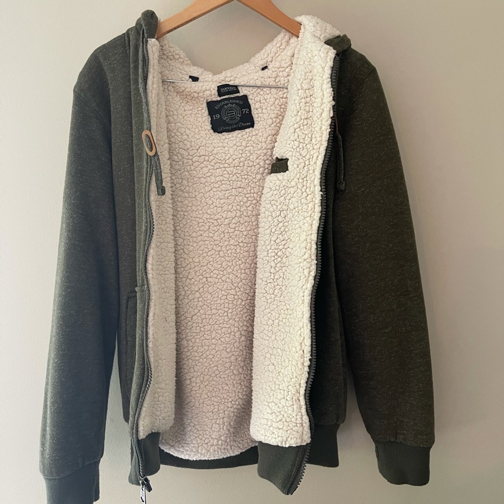 David Bitton Buffalo Sherpa Zip Up Jacket